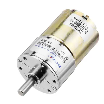 12V 1000RPM Reduction Motor DC Gear