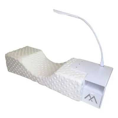 Eyelash Cushion with Shelf and LED Light, U Shape Eyelash Cushio