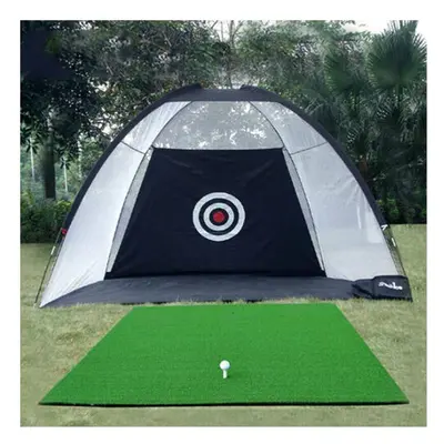 Portable Golf Practice Hitting Net Garden Indoor Outdoor Trainer Aids Foldable