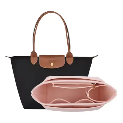 D.DUO Bag Insert Organizer purse accessories Longchamp long handle t