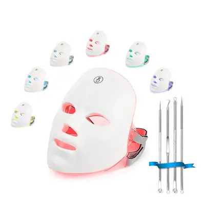 Led Face Masks Light Therapy Color Photon Red Light Therapy Facial radiofrequency Skin Rejuvenat