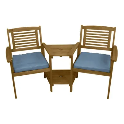 Wooden Companion Love Seat Cushions Garden Chairs Table Corner Bench Jack & Jill