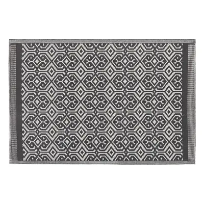 Outdoor Area Rug x cm Black BARMER