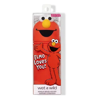 wet n wild x Sesame Street Elmo Loves You Makeup Brush Holder For Foundation Brush And Liquid Ma