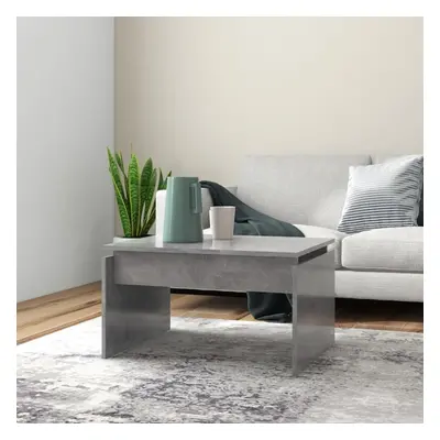 vidaXL Coffee Table Concrete Grey Chipboard Living Room Couch Centre Table