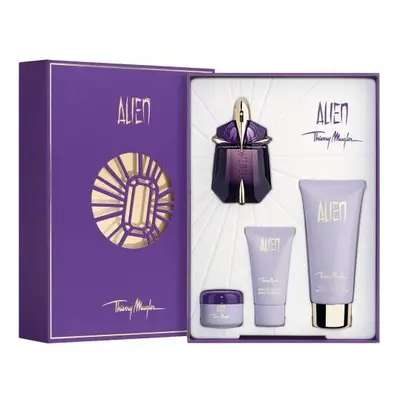 Alien Thierry Mugler Pcs Set: Oz Eau De Parfum Spray Refillable+ 3.5 Body Lotion + Oz Shower Gel