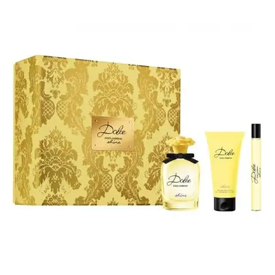 Dolce & Gabbana Dolce Shine Pcs Set For Women: 2.5 Eau De Parfum + 1.6 Body Lotion + 0.33 Eau De