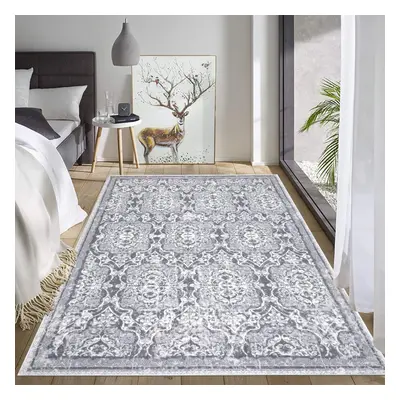 (120 x cm, Grey) x cm Mandala Modern Thick Carpet Rug, Washable Plush Fluffy Carpet Floor RugAnt