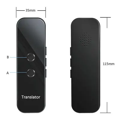 (black) Translator Portable Online Translation Languages Smart Instant Voice Text App Photograph