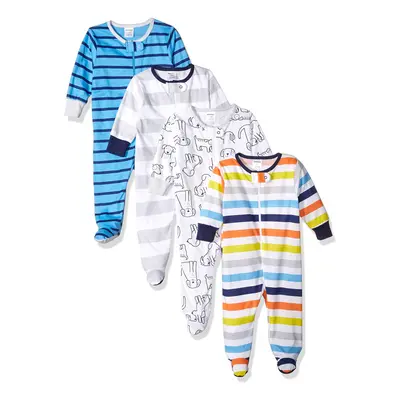 Onesies Brand baby boys 4-pack 'N Play Footies and Toddler Sleepers Dog Months US