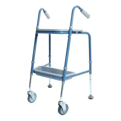 (Turquoise Blue) Adjustable Walking Trolley Turquoise Blue