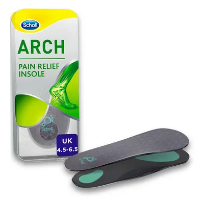 Scholl Orthotic Insole Arch Pain Relief, Small, UK Size 4.5-6.5