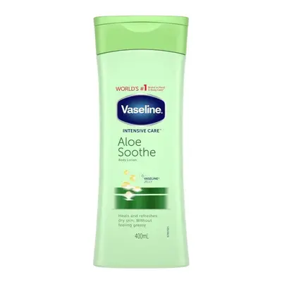 3Â x VASELINE INTENSIVE CARE BODY LOTIONÂ âÂ Aloe Soothe Soothes Dry, Chapped Skin 400Â ml