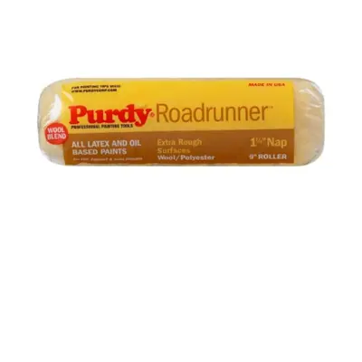 1663491 ROLLR COVR RDRNR 9X1 Purdy Roadrunner Polyester in. W X in. Regular Paint Roller Cover (