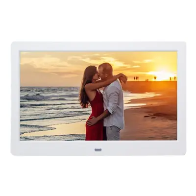 (White) 10'' HD Digital Photo Frames Video Gift Christmas