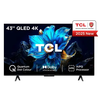 TCL P7K 43" 4K Ultra HD QLED Smart Google TV [2025] â Stunning Clarity & Smooth Gaming