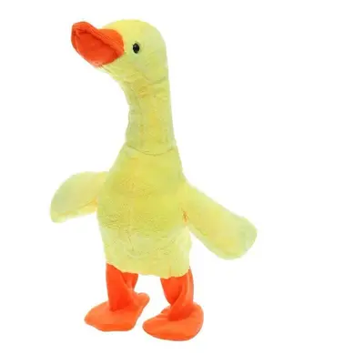 Wireless Remote Control Duck Toy RC Plush Toy Little Yellow Duck Can Walk Learn|RC Animals