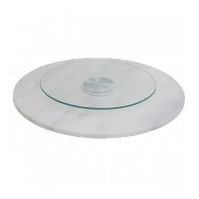 Round Marble Lazy Susan Classical Addition