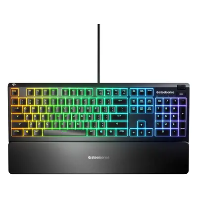 SteelSeries Apex - RGB Gaming Keyboard - 10-Zone RGB Illumination - Premium Magnetic Wrist Rest 