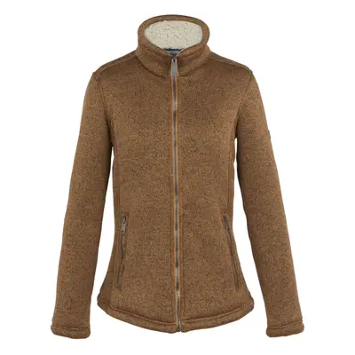 (18 UK, Light Vanilla/Bran Brown) Regatta Womens/Ladies Razia II Full Zip Fleece Jacket