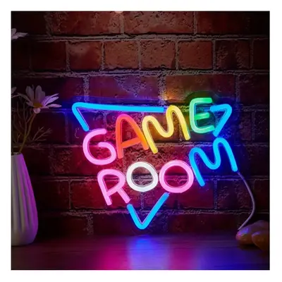 LED Neon Light On The Back Panel, Game Roomneon sign Online Switch