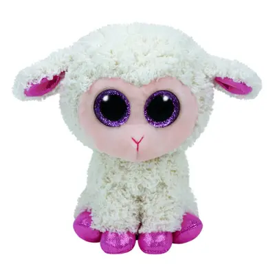 Twinkle Lamb Easter 37211 Lamb with Glitter Eyes - White/Pink