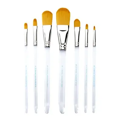 Aqualon Royal and Langnickel Short Handle Paint Brush Set Filbert