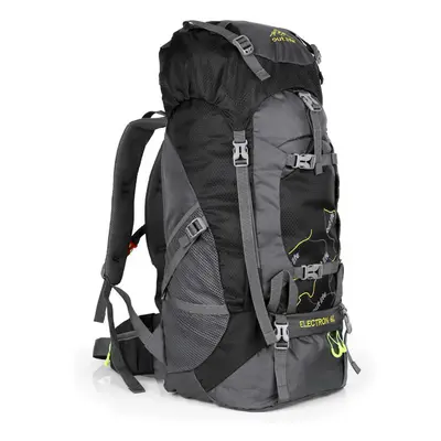 (black) Backpack Camping Hiking Backpack Sports Travel Bag Mountaineering Rucksack Climbing Back