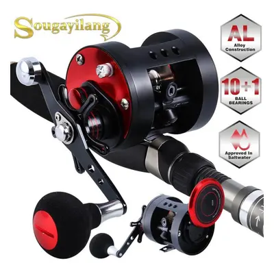 (Right Hand) Baitcasting Fishing Reel Trolling Fishing Line Wheel Rotating Eva Handle Left/right