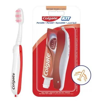 Colgate Portable Travel Oral Care Kit with Colgate Optic White Instant Teeth Whitening Toothpast