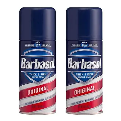 Barbasol Shave Cream Ounce (Original, Pack of 2)