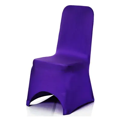 (Purple, 40pcs) Spandex Chair Cover, Stretch Fabric Protective Slipcovers Removable Washable Ela