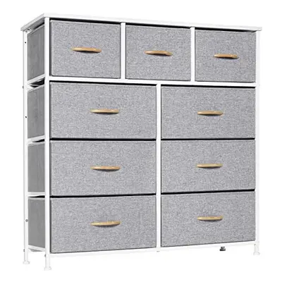 Chest of Drawer Bedroom, Drawers Dresser with Deep and Large Drawers, Fabric Storage Drawers Eas