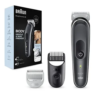 Braun Body Groomer 5, Manscape Tool For Men With SkinShield Technology, Sensitive Comb, Wet & Dr