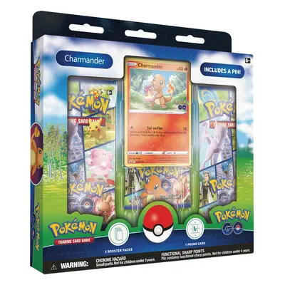 TCG: PokÃ©mon GO Pin Collection Charmander (1 Foil Promo Card, Collector's Pin & Booster Packs)