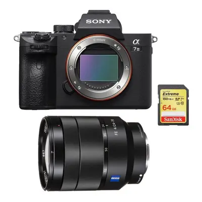 Sony A7 Iii + Sel 24-70Mm F4 Za Oss + 64Gb Sd Card