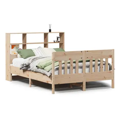 (natural, x cm) vidaXL Bed Frame without Mattress Home Bed Base 120x200 cm Solid Wood Pine