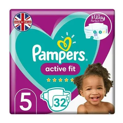 Pampers Active Fit Essential Pack Size for kg, Nappies, g