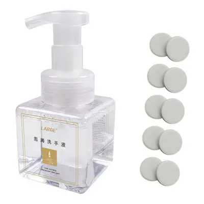 10PCS Effervescent Hand Sanitizer with Mousse Bubbler Clean Manual Soap Dispenser