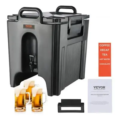 Vevor YLHLQQFX10JL0JHFAV0 gal Food-Grade Hot & Cold Insulated Beverage Dispenser Server Cooler w