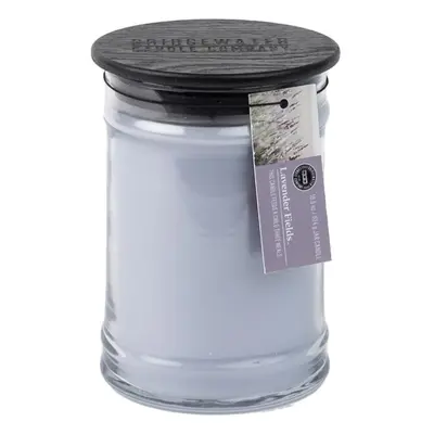 Bridgewater Candle 18oz Large Soy Wax Blend Fragranced Jar Candle - Lavender Fields