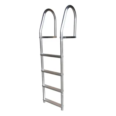 Dock Edge + ECO Weld Free Fixed Dock Ladder, Steps, Aluminum