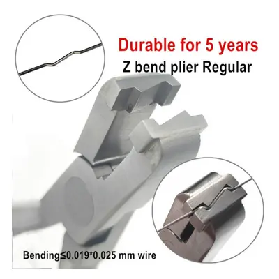 (1 piece Z bend regular) Dental Orthodontic Wire Step Forming Plier Z-bend Plier Ortho Z Bent Pl