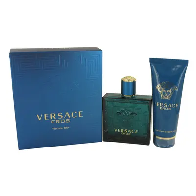 Versace Eros by Versace Gift Set -- 3.4 oz Eau De Toilette Spray + 3.4 oz Shower Gel