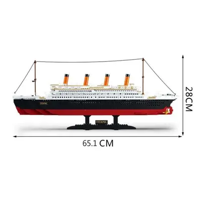 Titanic Rms Cruise Boat Ship City Model Building Kits 3D Blocks Educational Figures Diy Toys Hob