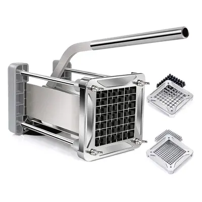 (1/2 inch & 1/4 inch blades) Chip Cutter Machine, Professional Stainless Steel Potato Chipper fo