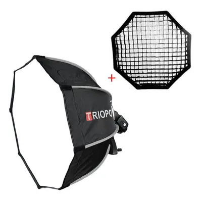 SOONPHO KS 65cm Foldable Softbox Octagon Soft Box Handle For Godox Yongnuo Speedlite Flash Light