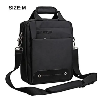 (black, Small) Scione Men Fashion Shoulder High Quality Oxford Casual Belt Messenger Business Zi