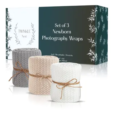 Baby Wrap: Newborn Photography Wrap. Baby Photoshoot Prop for Boy or Girl. Baby Swaddle Wrap and