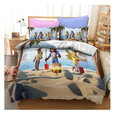 (Pattern 03, Single) ROBLOX Bedding Single Double Duvet Cover Cartoon